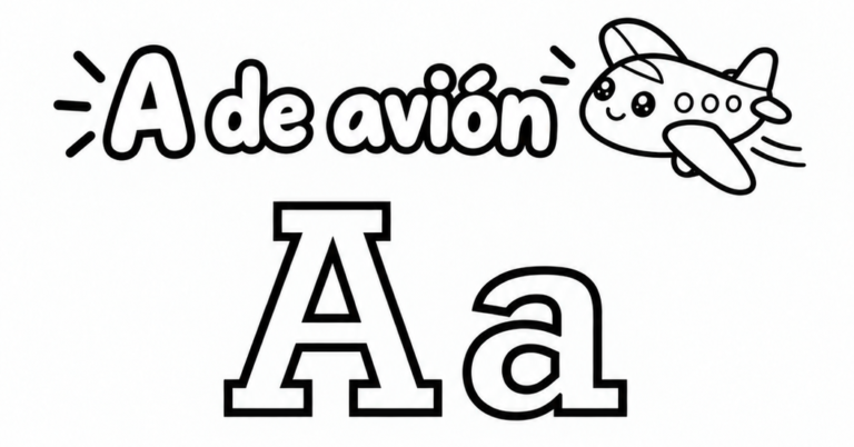 Letra A para imprimir gratis