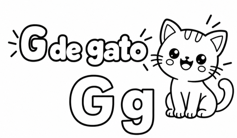 Letra G para imprimir gratis