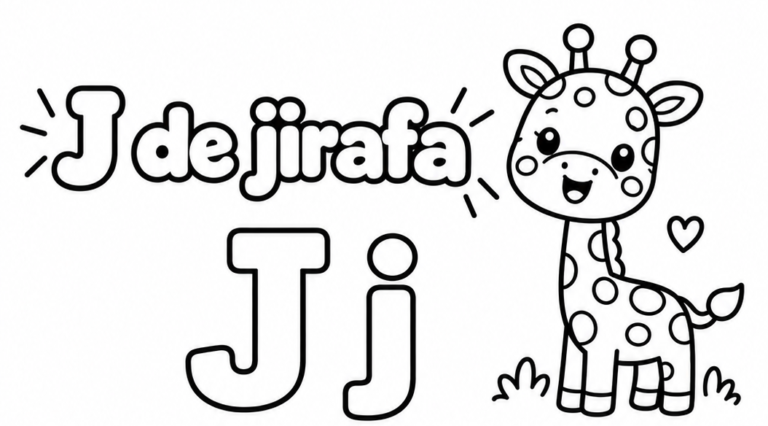 Letra J para imprimir gratis