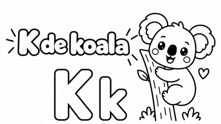 Letra K para imprimir gratis