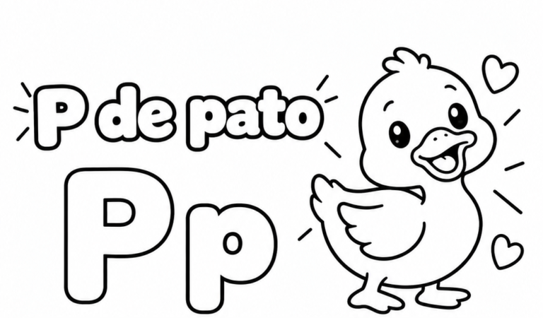 Letra P para imprimir gratis