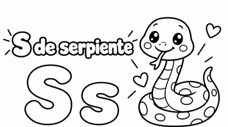 Letra S para imprimir gratis